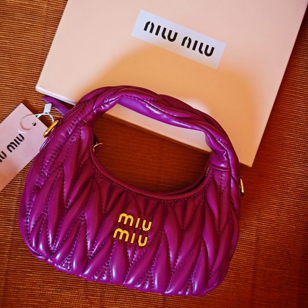 Miu Miu Matelassé Small Shoulder Bag